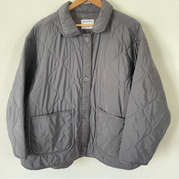 Old Navy Oversized Quilted Utility Jacket, Size XXL - Picture 2 of 11